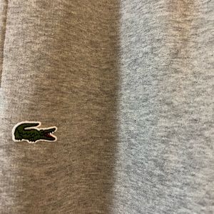 Lacoste Sport Men’s fleece sweatpants grey new without tags